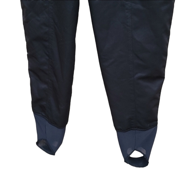 VINTAGE 80's METROPOLIS COULOIR Black High Waisted Stirrup Ski Pants S 4 Aviator - Picture 8 of 16